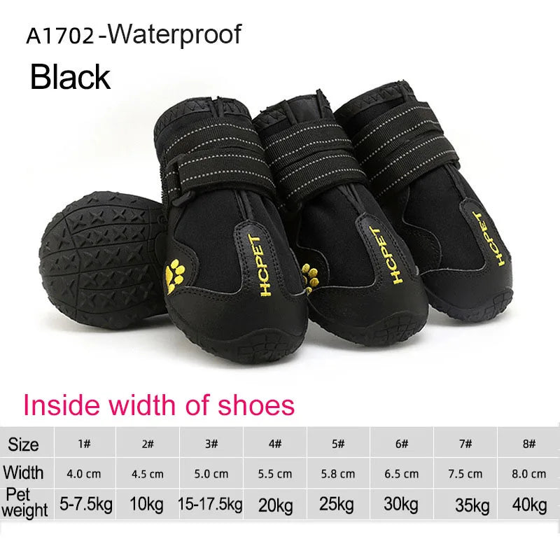 4-Piece Dog Shoe Set