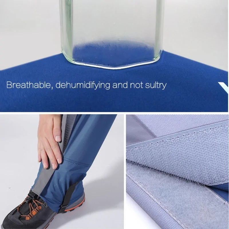 ProShield Skiing Gaiters with Built-In Kneepads