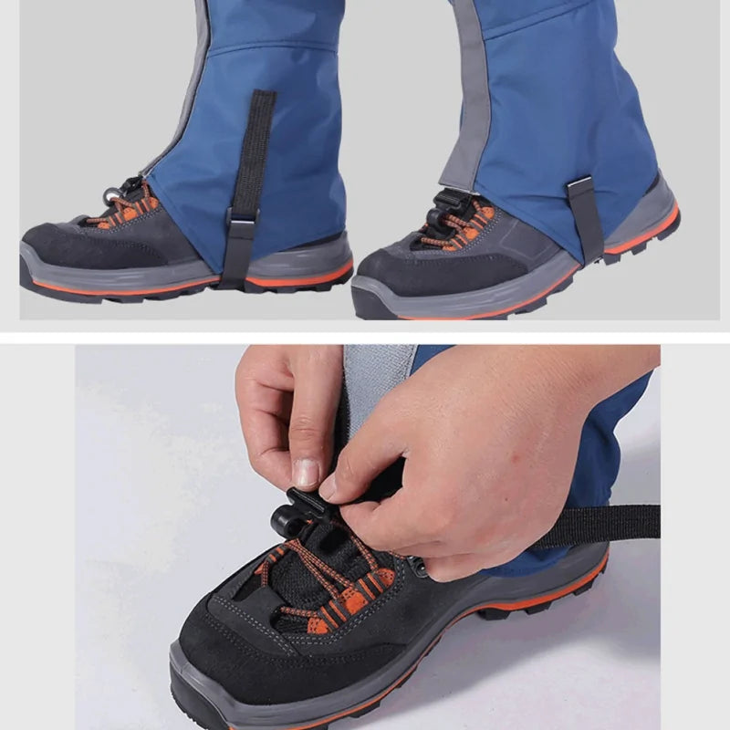 ProShield Skiing Gaiters with Built-In Kneepads