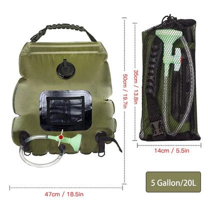 Solar-Powered Portable Water Bag