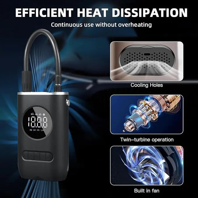 Compact Wireless Tire Inflator