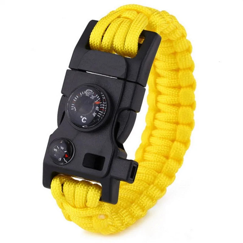 Versatile Paracord Survival Bracelet - 15 Functions