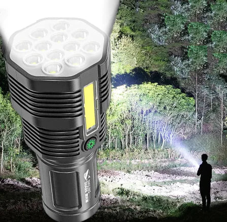 High-Power Rechargeable LED Flashlight