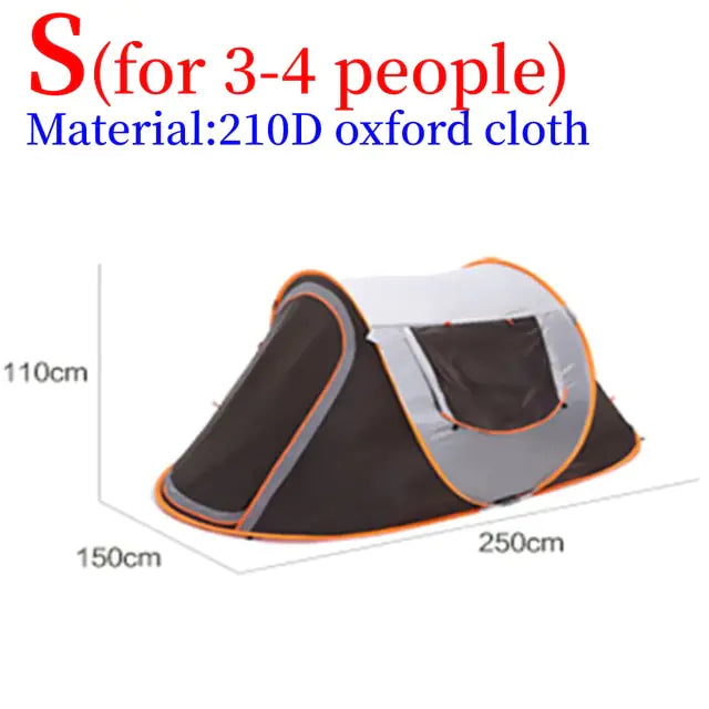 Portable Pop-Up Tent for Camping & Travel