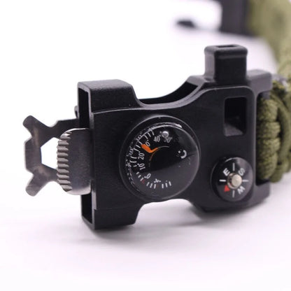Versatile Paracord Survival Bracelet - 15 Functions