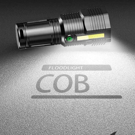 High-Power Rechargeable LED Flashlight