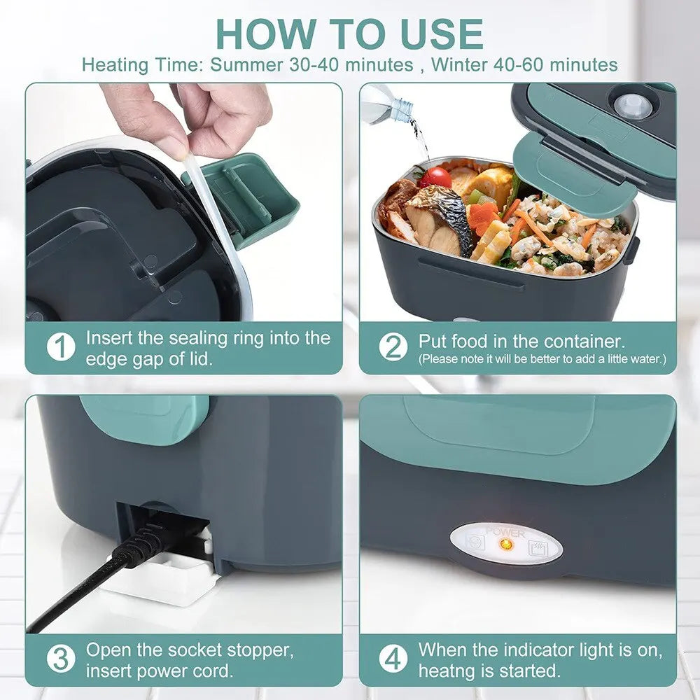 Electric Heated Lunch Box