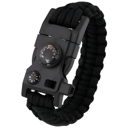 Versatile Paracord Survival Bracelet - 15 Functions